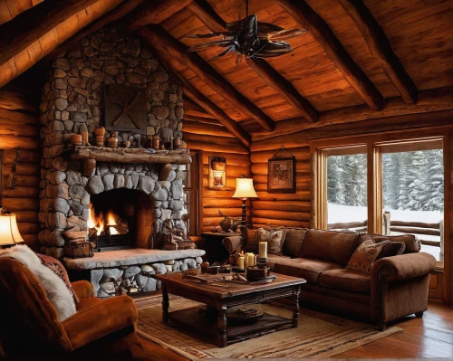 log cabin,log home,the cabin in the mountains,warm and cozy,fire place,log fire,chalet,cabin,alpine style,rustic,fireplaces,small cabin,fireplace,winter house,wood stove,wooden beams,lodge,snow house,cozy,snowed in,Illustration,American Style,American Style 06