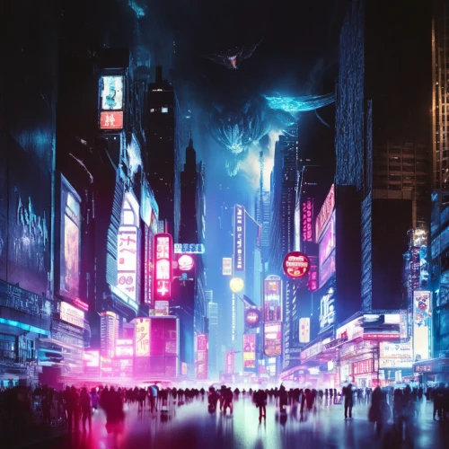 cyberpunk,metropolis,futuristic landscape,futuristic,shinjuku,dystopian,fantasy city,time square,sci-fi,sci - fi,scifi,city at night,city lights,dystopia,sci fi,black city,citylights,cityscape,times square,hong kong