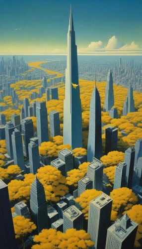 sky city,skyscrapers,skycraper,metropolis,futuristic landscape,skyscraper town,city cities,fantasy city,skyscraper,city scape,cities,cityscape,tokyo city,urbanization,skyline,big city,tall buildings,city skyline,tokyo,city,Conceptual Art,Sci-Fi,Sci-Fi 16