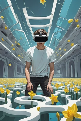 vr,virtual world,virtual reality,virtual landscape,vr headset,virtual reality headset,oculus,virtual,virtual identity,augmented reality,metaverse,dystopia,panoramical,sci fiction illustration,matrix,dystopian,augmented,prospects for the future,3d,cyberspace,Illustration,Paper based,Paper Based 26