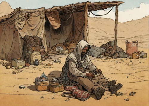 bedouin,nomadic people,nomads,nomad life,nomadic children,nomad,afar tribe,peddler,digital nomads,merzouga,nomadic,rem in arabian nights,libyan desert,erbore,refugee,snake charmers,human settlement,durman,mud village,vendors,Illustration,Children,Children 04