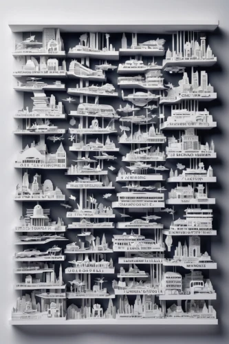 paper art,paper ship,ship traffic jams,ship traffic jam,dish rack,scale model,rows of planes,city cities,plastic arts,shelving,model kit,city blocks,dolls houses,plate shelf,row houses,japanese wave paper,warship,apartment blocks,matruschka,vertical chess,Unique,Paper Cuts,Paper Cuts 04