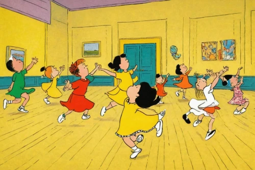 square dance,dance club,line dance,dancing,folk-dance,folk dance,children jump rope,to dance,aerobic exercise,go-go dancing,50s,sport aerobics,sports dance,ballerinas,dancers,girl ballet,conga,children drawing,dance,recess,Illustration,Children,Children 05