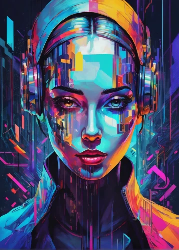cyberpunk,cyber,cyborg,cybernetics,echo,electronic,electronic music,robotic,electro,futuristic,transistor,cyberspace,ai,scifi,dystopia,frequency,techno color,music player,artificial intelligence,digiart,Conceptual Art,Daily,Daily 21