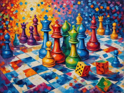 chessboards,chess game,chessboard,chess pieces,chess board,chess player,chess,play chess,oil painting on canvas,chess men,vertical chess,chess icons,chess cube,oil on canvas,chess piece,oil painting,english draughts,motif,jigsaw puzzle,pawn,Conceptual Art,Daily,Daily 31