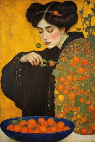 woman eating apple,kumquat,kumquats,tangerines,persimmon,aperol,orange slices,persimmons,tangerine fruits,oranges,clementines,woman holding pie,girl with cereal bowl,girl picking apples,apricots,bowl of fruit in rain,fruit bowl,nasturtiums,girl with bread-and-butter,mirabelles,Art,Artistic Painting,Artistic Painting 32