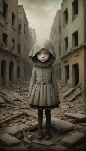 children of war,stalingrad,lost in war,lonely child,desolation,dystopian,orphaned,the little girl,world digital painting,lostplace,desolate,little girl with umbrella,apocalyptic,pierrot,war correspondent,children's background,post-apocalyptic landscape,matryoshka,abandon,orphans,Illustration,Abstract Fantasy,Abstract Fantasy 06