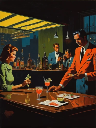 drinking establishment,liquor bar,bartender,barman,unique bar,spy-glass,aperitif,snifter,negroni,cocktails,drinks,cointreau,prohibition,classic cocktail,bar billiards,sazerac,a drink,drinking party,fifties,cocktail,Conceptual Art,Sci-Fi,Sci-Fi 14