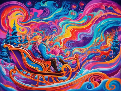 psychedelic art,psychedelic,lsd,colorful spiral,swirling,astral traveler,musicians,swirls,trip computer,coral swirl,hallucinogenic,dimensional,kaleidoscope art,acid,man with saxophone,mantra om,orchesta,kaleidoscope,vortex,consciousness,Conceptual Art,Oil color,Oil Color 23