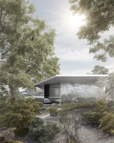 dunes house,archidaily,3d rendering,mid century house,residential house,cubic house,render,japanese architecture,modern house,inverted cottage,timber house,house in the forest,cube house,summer house,daylighting,house in mountains,danish house,holiday home,house hevelius,landscape design sydney