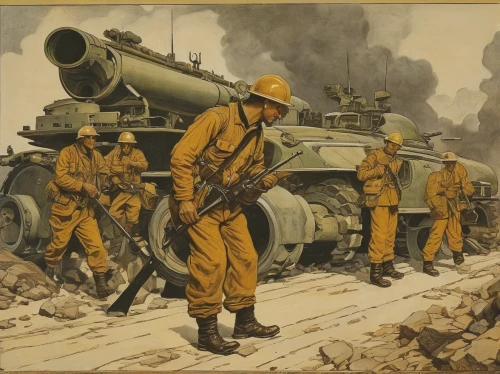 federal army,war correspondent,artillery tractor,artillery,marine expeditionary unit,first world war,self-propelled artillery,soldiers,french foreign legion,second world war,world war ii,vintage illustration,patrol,gallantry,infantry,world war 1,ww1,wartime,civil defense,abrams m1,Illustration,Retro,Retro 01