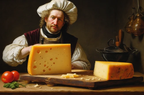 old gouda,montgomery's cheddar,beemster gouda,gouda,pecorino sardo,mimolette cheese,red windsor cheese,cotswold double gloucester,gouda cheese,saint-paulin cheese,emmenthaler cheese,emmenthal cheese,grana padano,emmental cheese,limburg cheese,leicester cheese,el-trigal-manchego cheese,pecorino romano,lancashire cheese,keens cheddar,Art,Classical Oil Painting,Classical Oil Painting 06