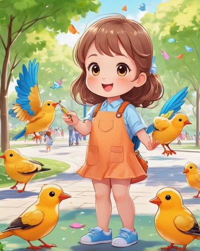 feeding the birds,feeding birds,i love birds,children's background,bird bird kingdom,bird park,cute cartoon image,birds bird,small birds,child feeding pigeons,birds love,crying birds,bird birds,bird feeding,bird kingdom,birds,little birds,garden birds,flower and bird illustration,spring background,Illustration,Japanese style,Japanese Style 01