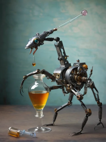 crab violinist,drone bee,exoskeleton,minibot,industrial robot,artificial fly,scrap sculpture,beer cocktail,robotics,robot combat,arthropod,bot,mechanical,ant,ten-footed crab,cybernetics,scrap collector,mech,crab 1,mecha,Illustration,Abstract Fantasy,Abstract Fantasy 07