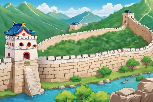 great wall,city wall,great wall wingle,peter-pavel's fortress,water castle,city walls,medieval castle,knight's castle,chinese background,dragon bridge,summit castle,great wall of china,castle,castle ruins,oktoberfest background,old wall,meteora,old castle,city moat,castle complex,Illustration,Japanese style,Japanese Style 01