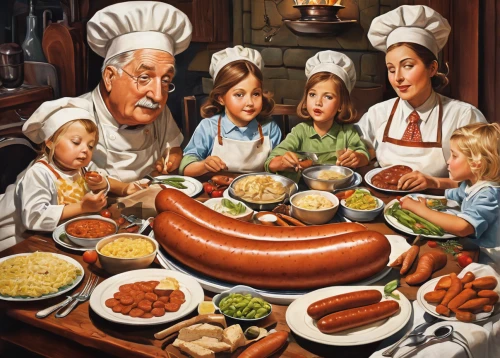 sausage plate,sausage platter,german food,kielbasa,thuringian sausage,viennese cuisine,toad in the hole,eastern european food,cholent,leittafel,bockwurst,czech cuisine,jewish cuisine,hungarian food,sausages,weisswurst,cumberland sausage,arrowroot family,portuguese food,southern cooking,Illustration,Black and White,Black and White 07