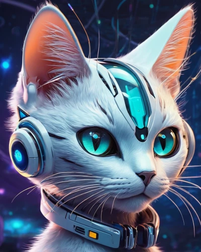 cat vector,symetra,cat warrior,nova,artemis,cat sparrow,cartoon cat,callisto,cat,nebula guardian,cat image,ori-pei,capricorn kitz,cat on a blue background,io,cat with blue eyes,cat kawaii,catlike,aegean cat,rex cat,Conceptual Art,Sci-Fi,Sci-Fi 04