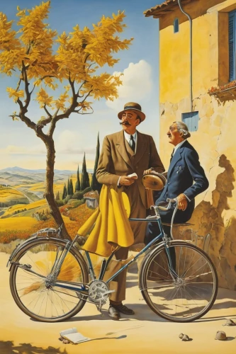 woman bicycle,bicycles,bicycle,bicycle mechanic,tandem bicycle,bicycling,cyclists,bicycle ride,cyclist,artistic cycling,bicycle clothing,cycling,tour de france,bicycle riding,tuscan,bycicle,italian painter,segugio italiano,tandem bike,road bicycle,Art,Artistic Painting,Artistic Painting 20