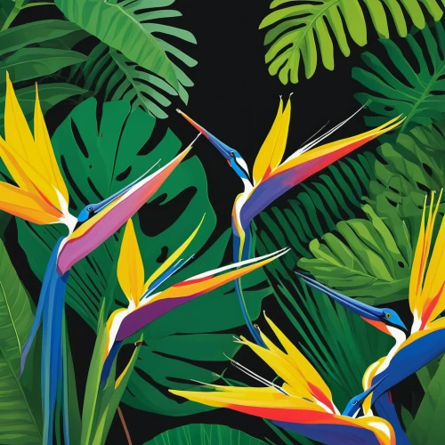 tropical birds,bird-of-paradise,bird of paradise,parrot feathers,toucans,tropical bird climber,tropical bird,flower bird of paradise,tropical floral background,bird of paradise flower,heliconia,colorful birds,palm branches,tropical leaf pattern,strelitzia orchids,tropics,palm fronds,strelitzia,toco toucan,tropical flowers,Illustration,Paper based,Paper Based 21