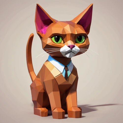cat vector,cartoon cat,firestar,abyssinian,cat-ketch,breed cat,red tabby,calico cat,vector illustration,toyger,red cat,cat cartoon,low-poly,felidae,domestic short-haired cat,ginger cat,low poly,rex cat,cat image,cat,Unique,3D,Low Poly
