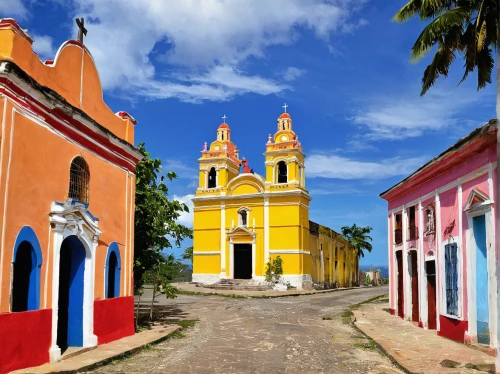 curaçao,curacao,city unesco heritage trinidad cuba,trinidad church cuba,antigua,santiago di cuba,nicaraguan cordoba,nicaragua,dominican republic,cienfuegos,cartagena,bonaire,cayo santa maria,san juan,yucatan,baracoa,varadero,campeche,cayo santamaria,colorful facade,Art,Artistic Painting,Artistic Painting 37