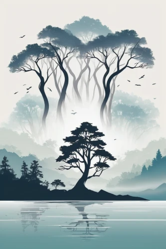 the japanese tree,japan landscape,isolated tree,lone tree,lake tanuki,landscape background,japanese background,world digital painting,japanese art,background vector,south korea,yakushima,silhouette art,kumano kodo,an island far away landscape,bird kingdom,japan,bird island,tsukemono,japanese mountains,Unique,Design,Logo Design