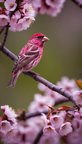 purple finch,spring bird,redpoll,bird flower,spring nature,asian bird,bird on branch,crimson finch,spring blossom,song bird,japanese cherry,red finch,pink robin,house finches,house finch,american rosefinches,spring background,cassin's finch,meadow bird,harbinger of spring,Photography,Fashion Photography,Fashion Photography 23