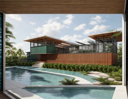 3d rendering,holiday villa,tropical house,over water bungalow,pool house,seminyak,dunes house,floating huts,eco hotel,render,house by the water,over water bungalows,luxury property,modern house,holiday complex,resort,stilt house,cabana,maldives mvr,uluwatu,Common,Common,Natural