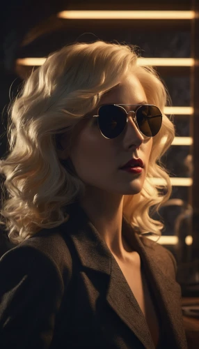 femme fatale,spy visual,spy-glass,spy,blonde woman,laurel,business woman,businesswoman,canary,secret agent,aviator sunglass,cool blonde,agent,sunglasses,female hollywood actress,arrow set,the blonde in the river,private investigator,head woman,detective,Photography,Artistic Photography,Artistic Photography 15