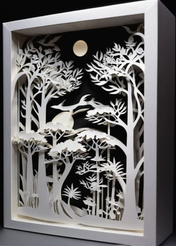 paper art,shadowbox,the laser cuts,card box,cardstock tree,tea box,wood carving,insect box,art deco ornament,decorative frame,light box,lyre box,cool woodblock images,insect house,trees with stitching,wood art,gift boxes,japanese garden ornament,cuckoo clocks,wine boxes,Unique,Paper Cuts,Paper Cuts 10