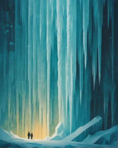 ice cave,ice castle,ice wall,glacier cave,crevasse,ice landscape,icicles,ice climbing,icicle,ice planet,borealis,arctic,thaw,winter background,the glacier,glacier,winter forest,icebergs,frozen ice,travel poster,Conceptual Art,Daily,Daily 20