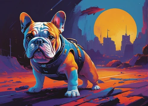 renascence bulldogge,smaland hound,continental bulldog,dog illustration,bulldog,valley bulldog,eurohound,mastiff,australian bulldog,vector illustration,russo-european laika,vigilant dog,the french bulldog,french bulldog blue,peanut bulldog,posavac hound,bloodhound,dwarf bulldog,jagdterrier,schnauzer,Conceptual Art,Sci-Fi,Sci-Fi 22