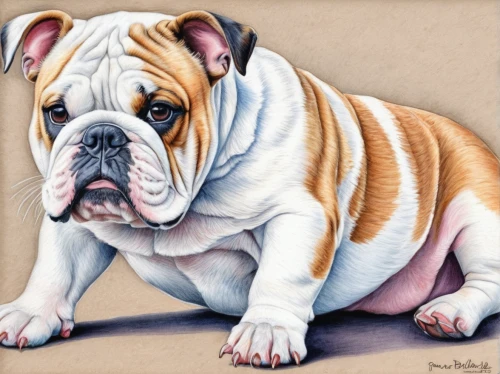 white english bulldog,english bulldog,old english bulldog,bulldog,peanut bulldog,continental bulldog,dwarf bulldog,dorset olde tyme bulldogge,australian bulldog,british bulldogs,olde english bulldogge,valley bulldog,toy bulldog,the french bulldog,renascence bulldogge,french bulldog,wrinkle,french bulldog blue,dog illustration,watercolor dog,Conceptual Art,Daily,Daily 17