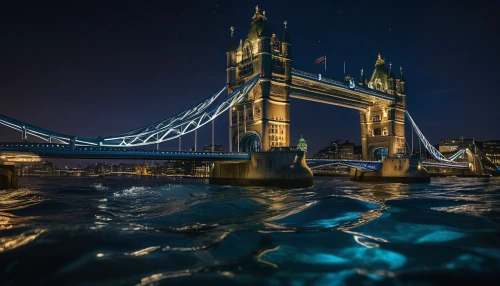 tower bridge,london bridge,thames,river thames,city of london,blue hour,thames trader,london,bridge new europe,uk sea,harbor bridge,night photography,thames sailing barge,london buildings,longexposure,chain bridge,shard of glass,suspension bridge,great britain,bridges,Photography,Artistic Photography,Artistic Photography 01