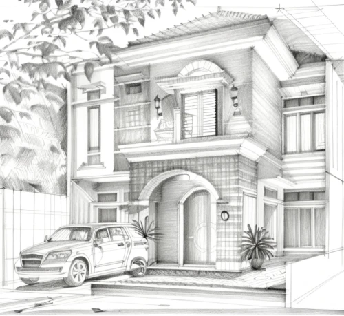 residential house,build by mirza golam pir,house drawing,floorplan home,street plan,two story house,architect plan,house facade,residence,exterior decoration,3d rendering,house floorplan,ssangyong istana,garden elevation,private house,architectural style,core renovation,residential property,house front,family home,Design Sketch,Design Sketch,Pencil Line Art