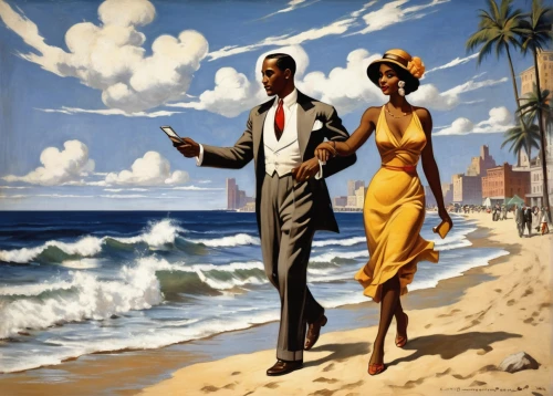 vintage man and woman,roaring twenties couple,vintage boy and girl,black couple,vintage art,flapper couple,afro american,man and wife,young couple,vintage illustration,beach goers,african american woman,casablanca,dancing couple,man and woman,cuba background,afro-american,cape verde island,as a couple,blues and jazz singer,Illustration,Realistic Fantasy,Realistic Fantasy 21