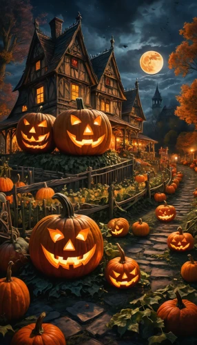 halloween background,halloween scene,halloween and horror,halloween poster,jack-o'-lanterns,jack o lantern,jack-o-lanterns,halloween illustration,jack o'lantern,helloween,halloween wallpaper,pumpkin autumn,halloween travel trailer,halloween pumpkin gifts,halloween night,halloween,witch's house,haloween,decorative pumpkins,hallowe'en,Photography,General,Fantasy