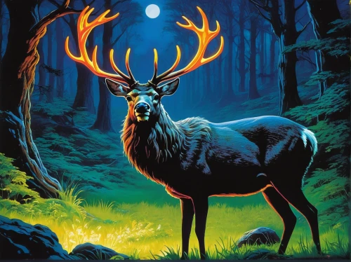 glowing antlers,deer illustration,european deer,stag,pere davids deer,red deer,manchurian stag,male deer,elk,whitetail,whitetail buck,buffalo plaid antlers,deer,cervus elaphus,buffalo plaid deer,antler velvet,deers,deer bull,deer drawing,bucks,Conceptual Art,Sci-Fi,Sci-Fi 14