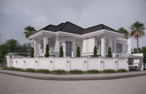 build by mirza golam pir,3d rendering,holiday villa,residential house,model house,crown render,mortuary temple,exterior decoration,modern house,residence,classical architecture,garden elevation,two story house,luxury home,house with caryatids,render,mansion,villa,house front,hathseput mortuary