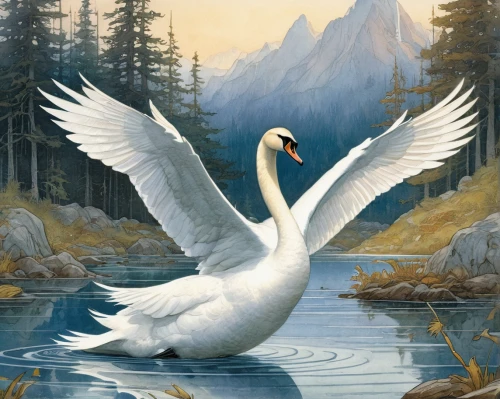 trumpeter swan,tundra swan,trumpeter swans,white swan,constellation swan,fujian white crane,swan lake,swan,trumpet of the swan,dove of peace,swan on the lake,cygnet,swans,canadian swans,swan boat,aquatic bird,white eagle,young swan,water bird,snow goose,Illustration,Retro,Retro 19