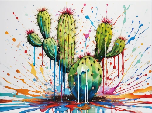 watercolor cactus,cactus,cacti,cactus digital background,san pedro cactus,cactus flowers,flower painting,sonoran,night-blooming cactus,large-flowered cactus,fireworks art,sonoran desert,flower art,hedgehog cactus,pitaya,paint brushes,saguaro,splash of color,prickly pear,cactus flower,Conceptual Art,Graffiti Art,Graffiti Art 08