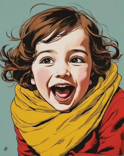 a girl's smile,kids illustration,child portrait,little girl in wind,baby laughing,children's background,portrait background,colored pencil background,kids' things,cheerfulness,baby smile,colour pencils,color pencils,life stage icon,yellow background,cover,autumn icon,child girl,world children's day,girl child,Illustration,Vector,Vector 14