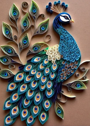 peacock feathers,peacock,fairy peacock,blue peacock,paper art,ornamental bird,an ornamental bird,peafowl,embroidered leaves,male peacock,peacock feather,blue sea shell pattern,blue parakeet,decoration bird,bird painting,glass painting,blue birds and blossom,peacocks carnation,plumage,peacock butterflies,Unique,Paper Cuts,Paper Cuts 09
