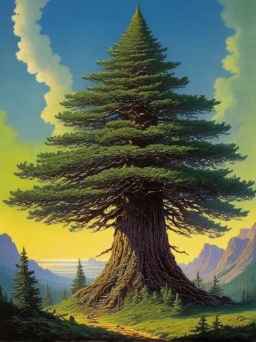 spruce-fir forest,oregon pine,spruce forest,spruce tree,norfolk island pine,pine tree,larch tree,pine-tree,bigtree,american larch,fir forest,larch forests,spruce trees,redwood tree,douglas fir,larch trees,evergreen trees,temperate coniferous forest,fir tree,araucaria,Conceptual Art,Sci-Fi,Sci-Fi 19