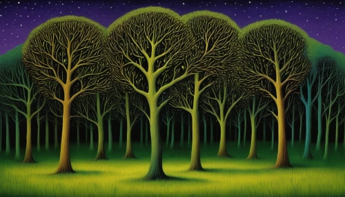 tree grove,beech trees,grove of trees,deciduous forest,row of trees,the trees,green trees,trees with stitching,forest landscape,copse,deciduous trees,trees,the forests,chestnut forest,birch forest,cartoon forest,saplings,chestnut trees,halloween bare trees,green forest,Art,Artistic Painting,Artistic Painting 26