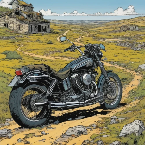 motorcycle tours,motorcycles,motorcycle,motorcycle tour,motorcycling,david bates,motorbike,harley-davidson,motorcycle accessories,black motorcycle,family motorcycle,w100,harley davidson,heavy motorcycle,old motorcycle,triumph roadster,triumph,sci fiction illustration,triumph 1500,panhead,Illustration,American Style,American Style 06