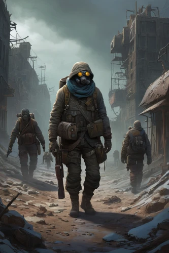 lost in war,patrols,concept art,infantry,game illustration,storm troops,combat medic,troop,infiltrator,military robot,marine expeditionary unit,soldiers,game art,second world war,eod,the wanderer,war correspondent,development concept,war,sci fiction illustration,Illustration,Realistic Fantasy,Realistic Fantasy 05