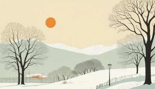 winter landscape,snow scene,snow landscape,birch tree illustration,snowy landscape,winter morning,early winter,winter sports,wintry,winter sport,winter background,snowy peaks,mountain scene,mountains snow,snow fields,olle gill,snowy mountains,christmas landscape,winter,snow globe,Illustration,Japanese style,Japanese Style 08