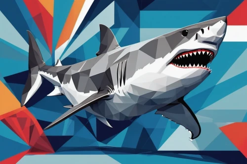 great white shark,vector graphic,shark,vector illustration,requiem shark,vector graphics,vector art,dolphin background,bronze hammerhead shark,vector design,vector image,wpap,tiger shark,sharks,triangles background,vector images,zigzag background,bull shark,orca,mobile video game vector background,Illustration,Vector,Vector 17