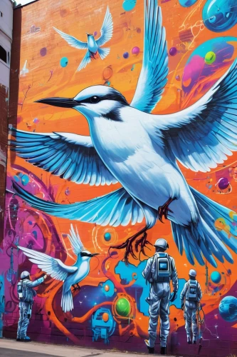 belfast,shoreditch,dove of peace,peace dove,mural,doves of peace,white pigeons,doves and pigeons,dublin,pigeons and doves,sydney australia,brooklyn street art,melbourne,birmingham,birds of chicago,seattle,denver,city pigeons,paint stoke,silver seagull,Conceptual Art,Graffiti Art,Graffiti Art 07